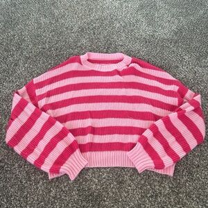 Striped Pink Sweater